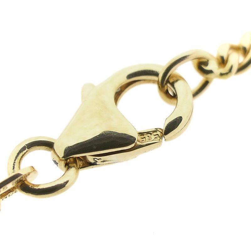 Image 6 of Gold gourmet link chain | 60 cm