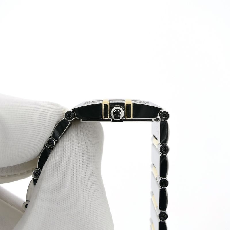 Image 4 of Omega Constellation Quadra 'Half-Bar'; 18k gold/steel women's watch with diamonds