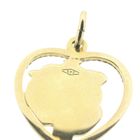 Image 6 of Gold pendant of a heart with a boy's head
