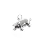 Image 3 of Silver charm; Pig