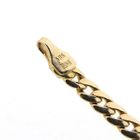 Image 9 of Gold flat gourmet link chain | 45.5 cm