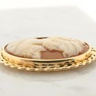 Image 6 of Gold pendant with cameo