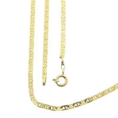 Image 1 of Gold navy link chain | 49 cm