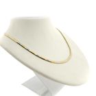 Image 4 of Two-tone gold Omega link necklace