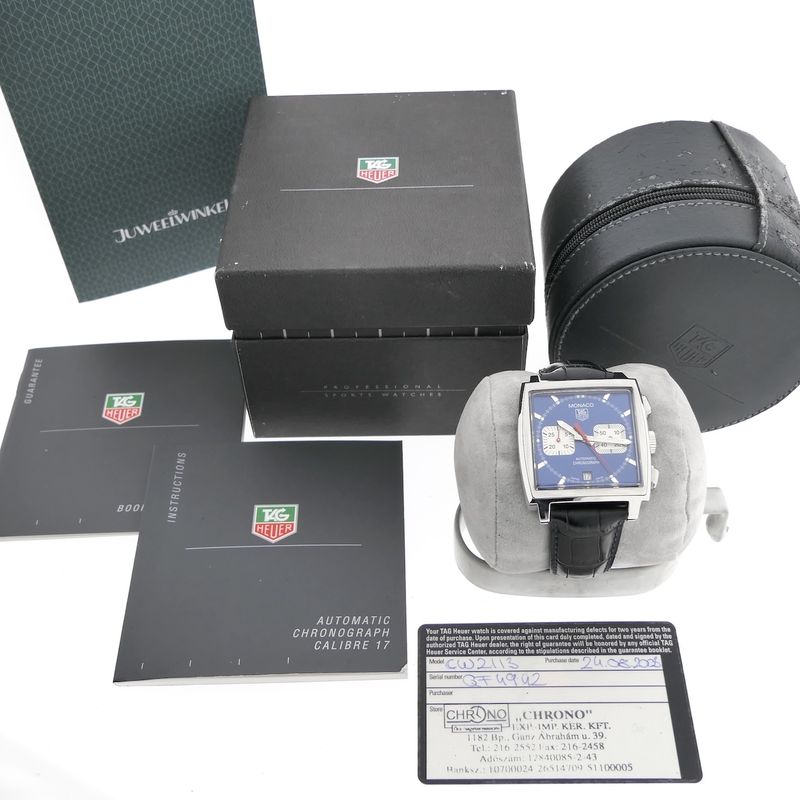 Image 16 of TAG Heuer Monaco CW2113; Chronograph men's watch