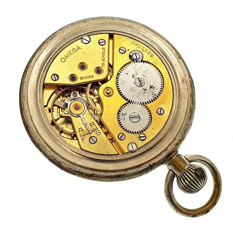 Image 2 of Omega pocket watch; 'General Service Time Piece' | British, WWII