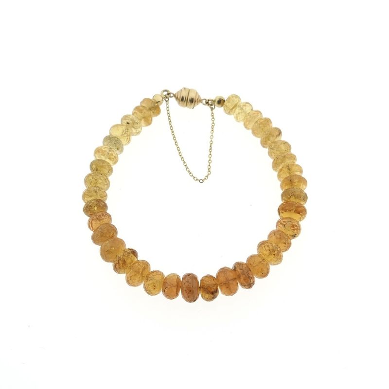 Image 3 of 9 carat citrine bead bracelet | 20 cm