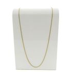 Image 2 of Gold long gourmet link necklace | 70 cm