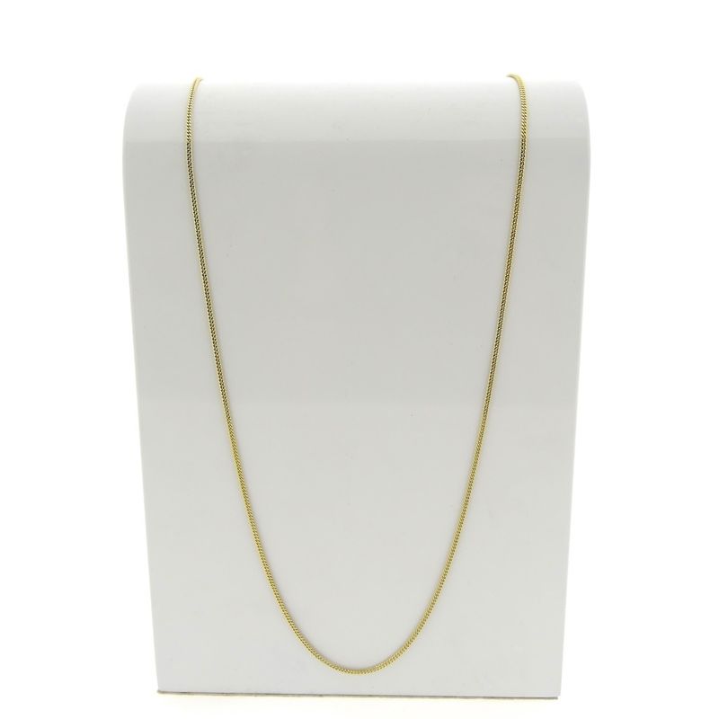Image 2 of Gold long gourmet link necklace | 70 cm