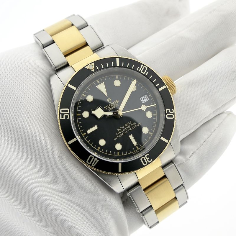 Image 8 of Tudor Black Bay 41mm Heritage 79733N; Gold/steel men's watch