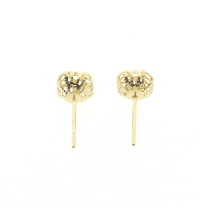 Image 8 of Gold stud earrings | Vintage