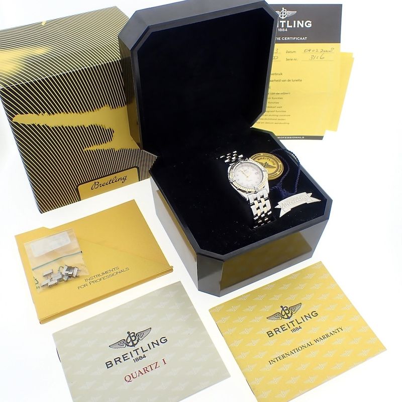 Image 2 of Breitling Wings 'Mother of Pearl'; Women's watch with diamonds