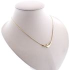 Image 1 of Gold necklace with fixed pendant | 42 cm