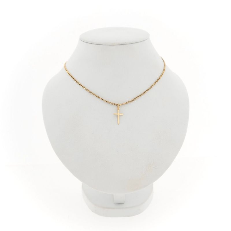 Image 3 of Gold pendant of a cross