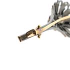 Image 7 of Antique gold and silver brooch with diamonds; approx. 0.25 ct.