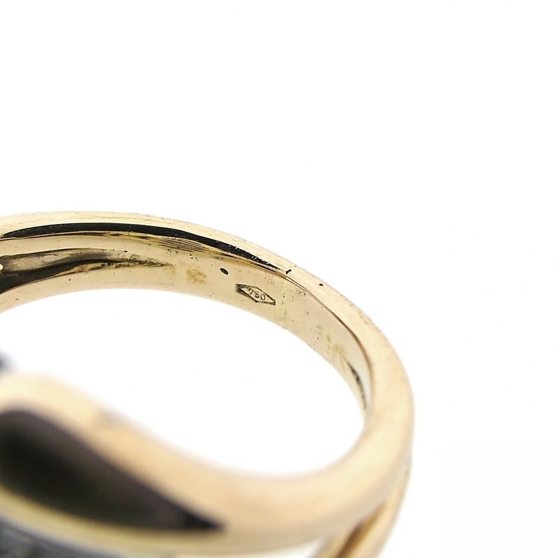 Image 6 of Rose gold ring with diamonds; approx. 0.85 ct.