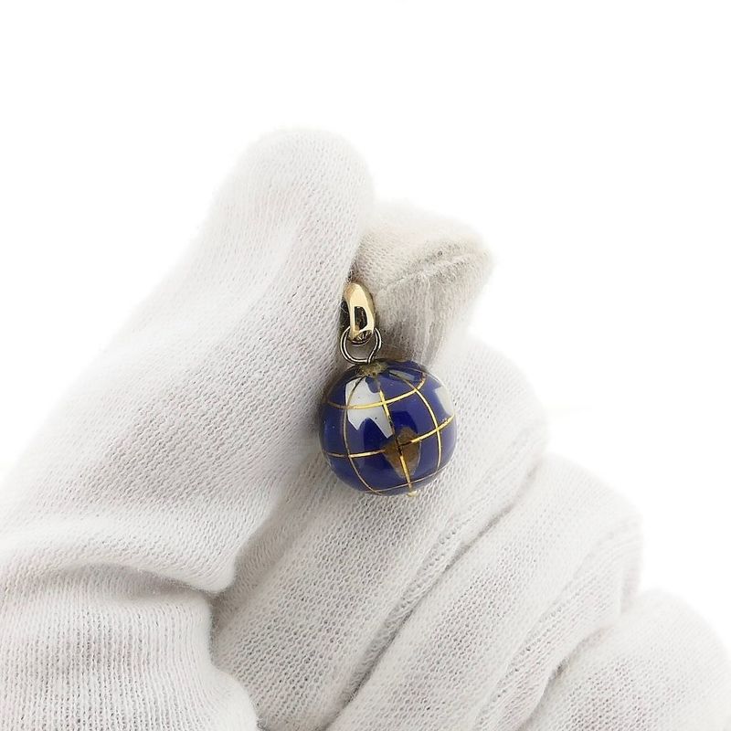 Image 5 of Gold Cable Car Pendant; San Francisco
