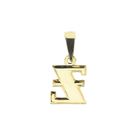 Image 3 of Gold pendant of the letter Z with diamond 0.005 ct.