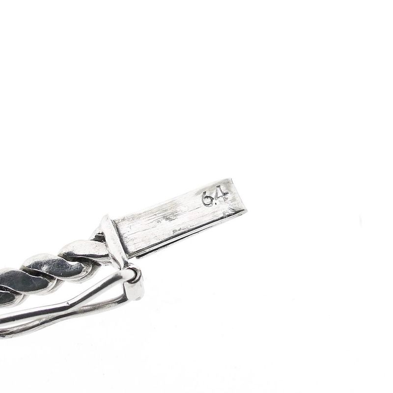 Image 8 of Bicolor Gold Necklace with Fixed Pendant and Diamonds; 0.45 ct.