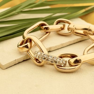 Image 2 of ROOS1835; Rose Gold Bracelet with Diamonds; 1.60 ct.