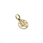 Image 2 of 18 carat gold pendant with Chinese symbol; Justice