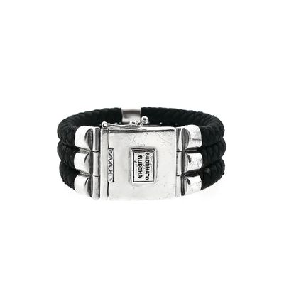 Image 1 of Silver Buddha to Buddha bracelet | 21 cm