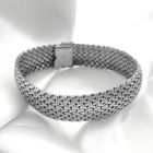 Image 5 of Vintage wide white gold bracelet