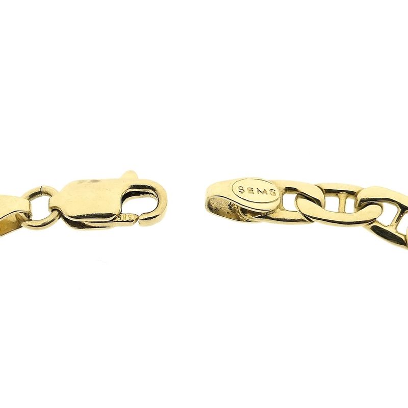 Image 7 of Gold navy link bracelet