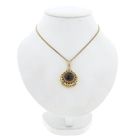 Image 4 of Vintage Gold Garnet Pendant