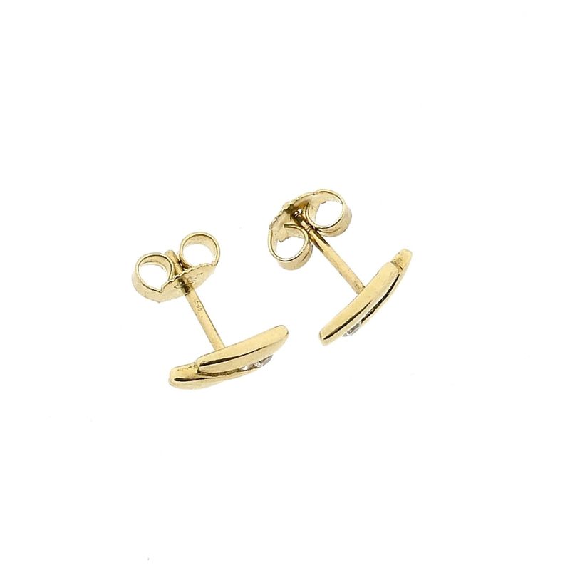 Image 10 of Gold Earrings with Zirconia