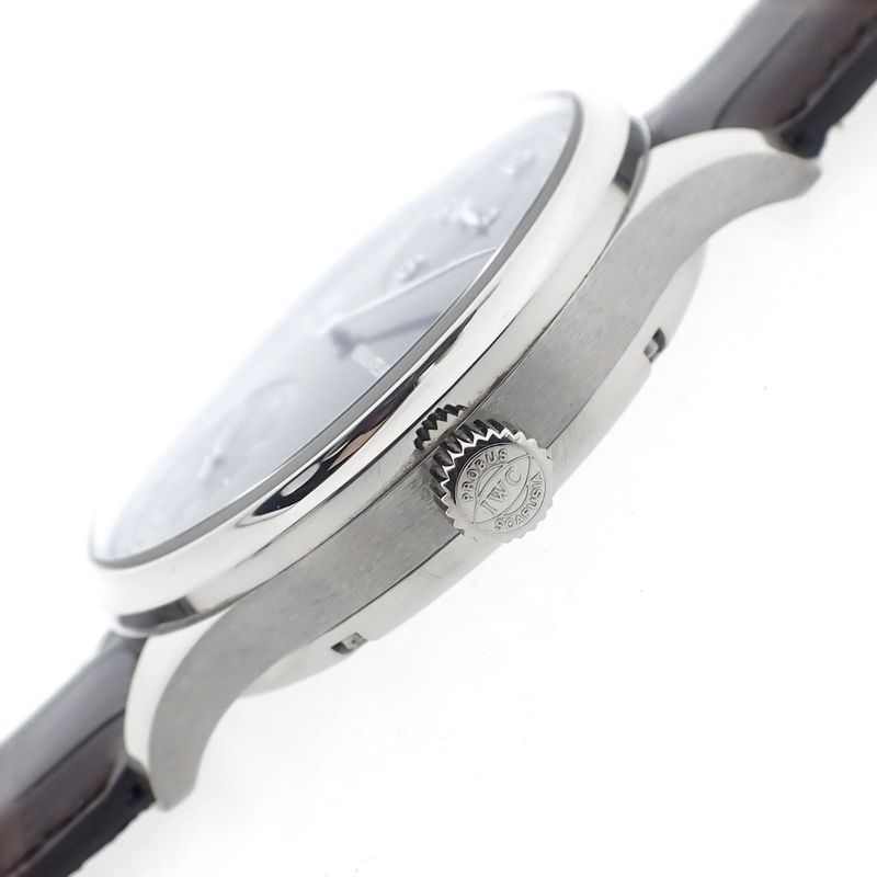 Image 6 of IWC Portuguese Regulator; 18k white gold men's watch