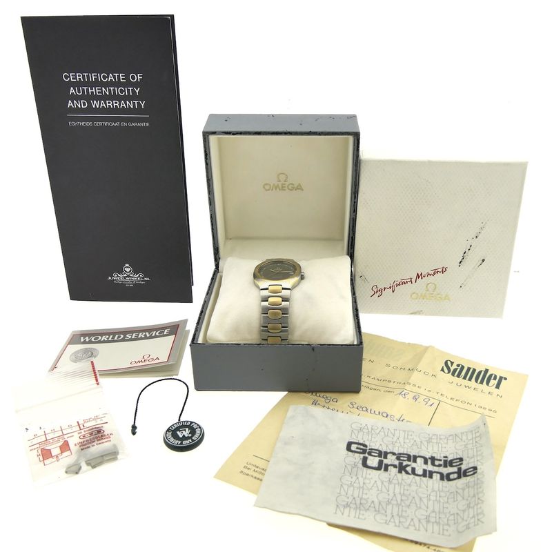 Image 16 of Omega Seamaster Polaris; 18k gold/titanium watch