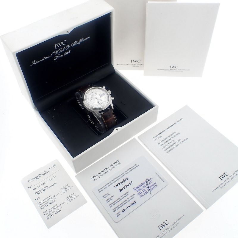 Image 4 of IWC Pilot Chronograph; Automatic men's watch