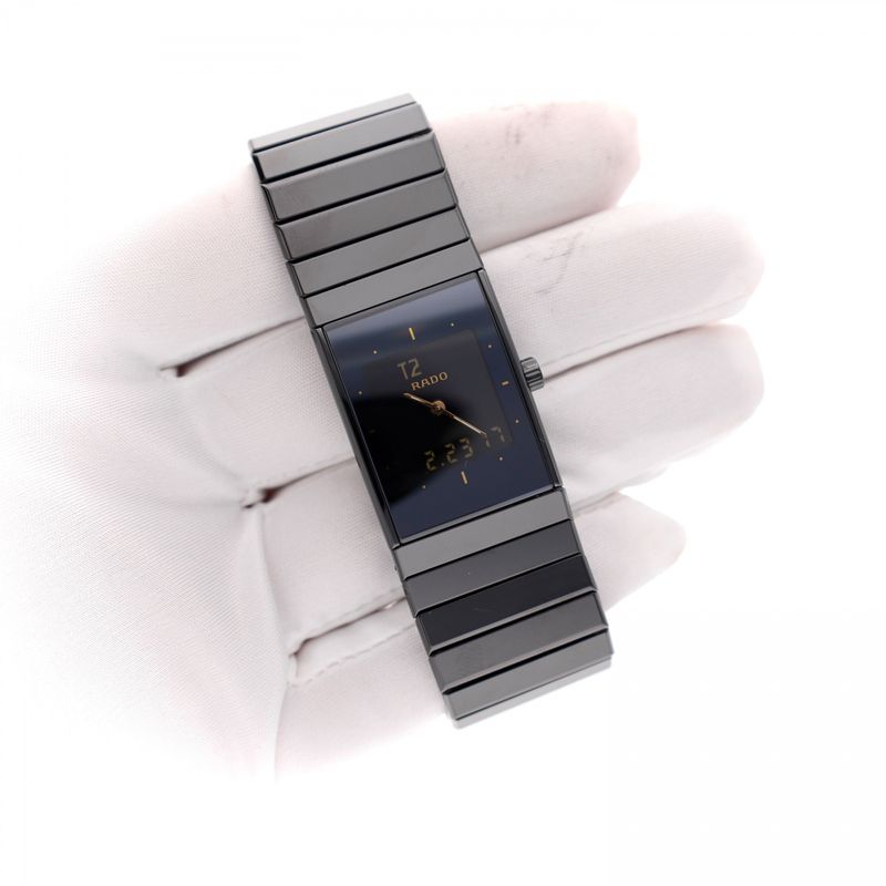 Image 7 of Rado DiaStar Ceramica Multifunction 196.0364.3; Analog/Digital Watch