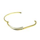 Image 4 of Two-tone gold bangle with 0.05 ct. diamond | Ø 61 mm