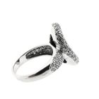 Image 6 of White gold cocktail ring with diamonds 0.90 ct.