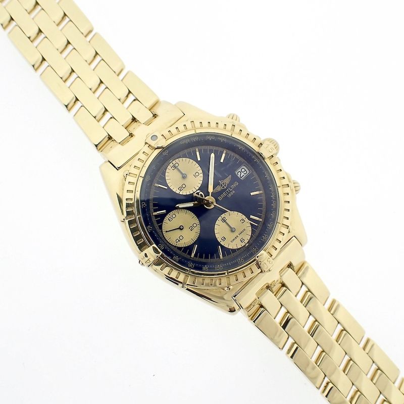 Image 12 of Breitling Chronomat; Exclusive 18k gold watch