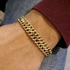 Image 11 of Golden fantasy/gourmet link bracelet | 19 cm