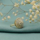 Image 2 of Gold cocktail ring with diamond | 0.335 ct.