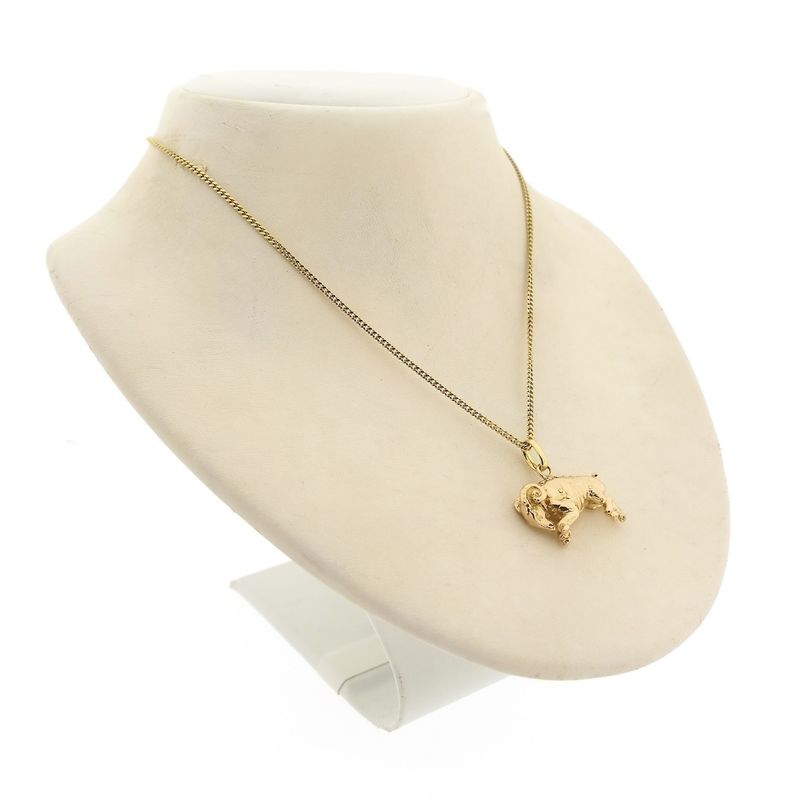 Image 9 of Rose gold zodiac sign pendant Aries