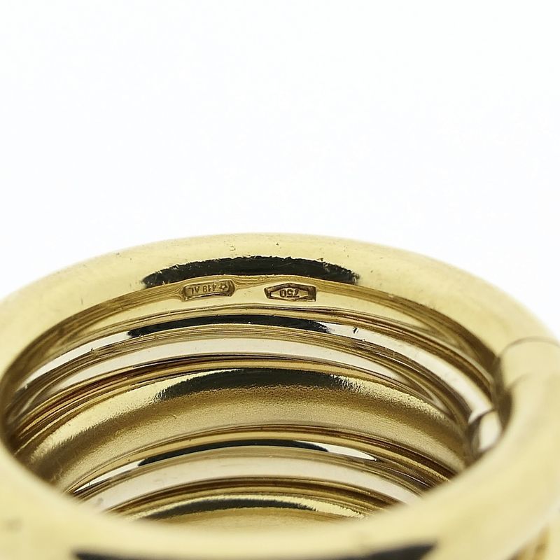 Image 5 of Pomellato bicolor gold 'tubular' ring