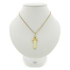 Image 3 of 18 carat gold pendant of a key