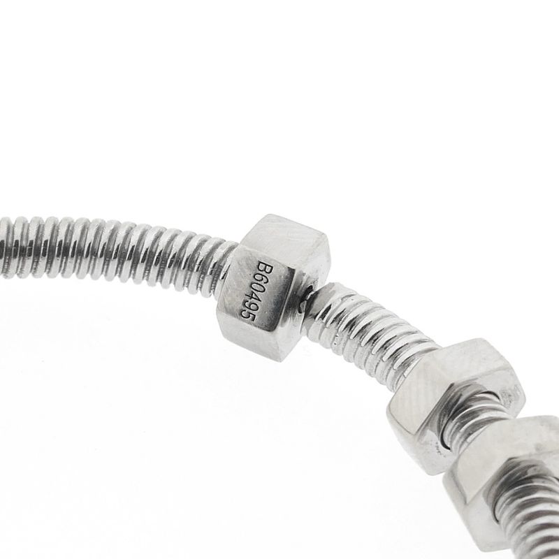 Image 8 of 18 ct. White gold Ecrou de Cartier bracelet; Cartier | Ø 67mm