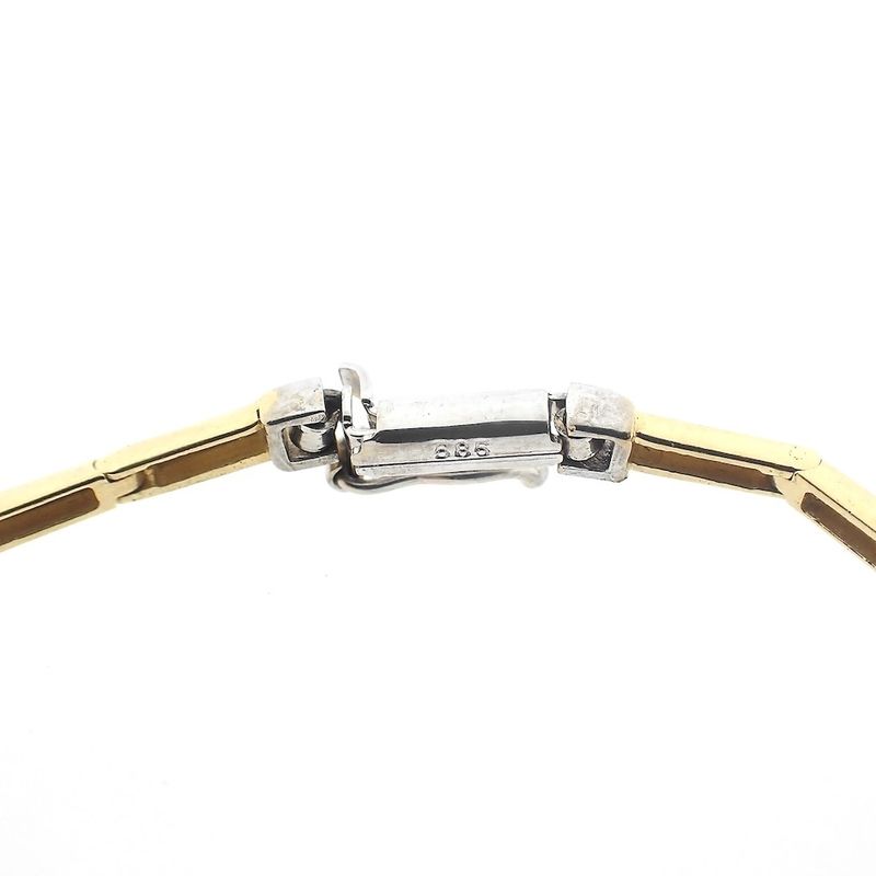 Image 8 of Gold bracelet with zirconia; Geçen | 19 cm