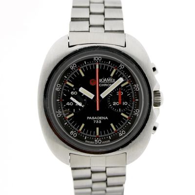 Image 1 of Roamer Pasadena 733; Vintage chronograaf heren horloge