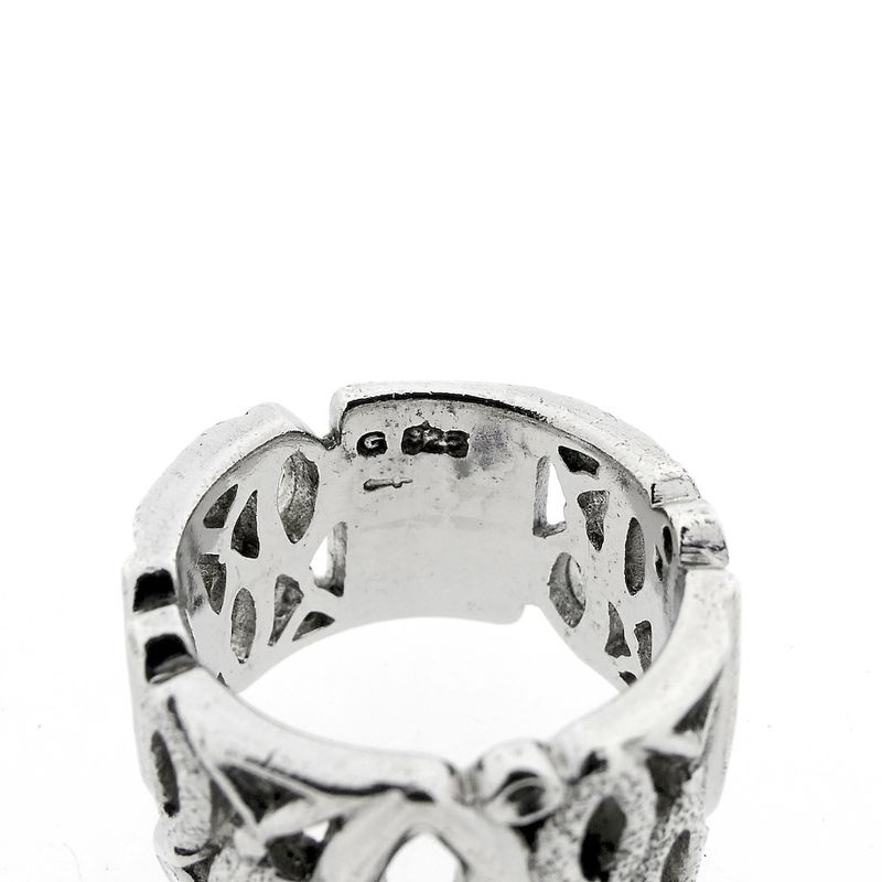 Image 4 of Silver wide fantasy ring