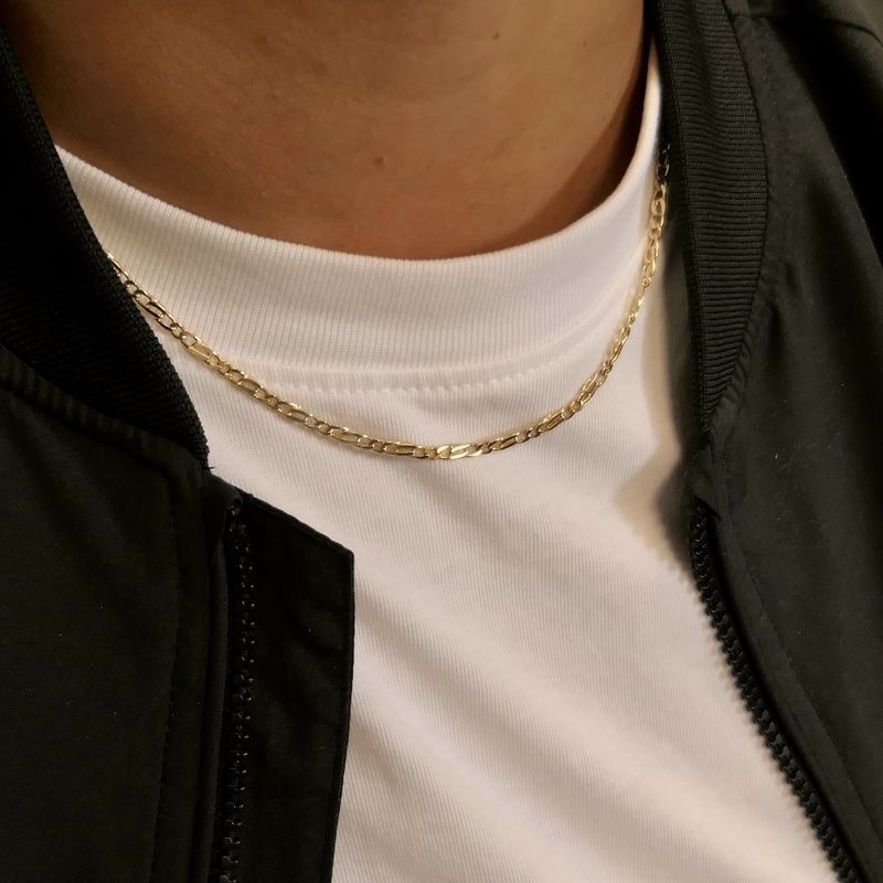 Image 9 of Golden fantasy/figaro link chain