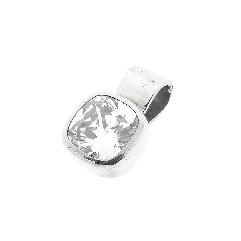 Image 7 of Silver pendant with zirconia