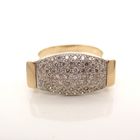 Image 4 of Exclusive 18K gold ring pavé set with diamonds | 0.73 ct.