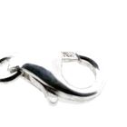 Image 6 of Silver link chain with rings | 42 cm